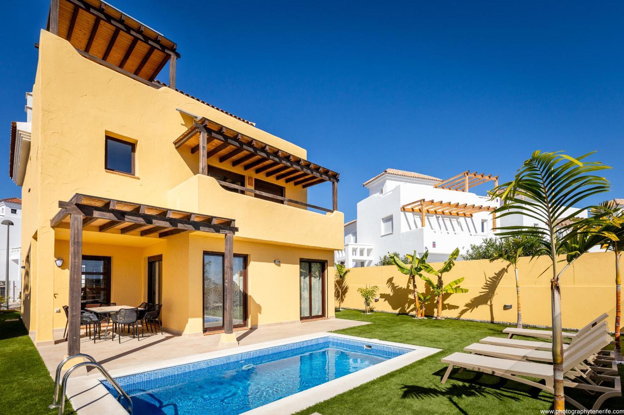 Villa With 4 Bedrooms And Private Heated Pool San Miguel de Abona Ngoại thất bức ảnh